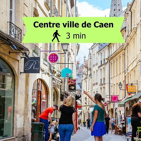 Apartment L'ecrin Du Chateau Sejour A 2, Etudes, Professionnels A Calme Face Au Chateau Linge Et Wifi Inclus Caen