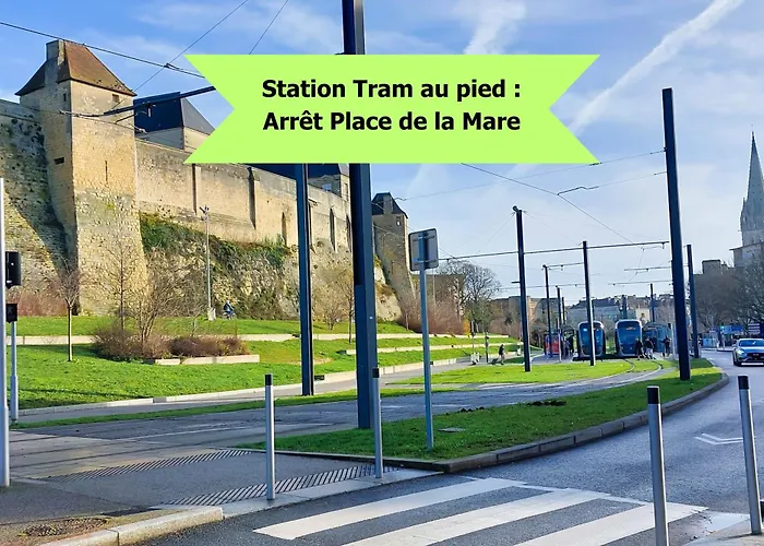 L'ecrin Du Chateau Sejour A 2, Etudes, Professionnels A Calme Face Au Chateau Linge Et Wifi Inclus * Caen